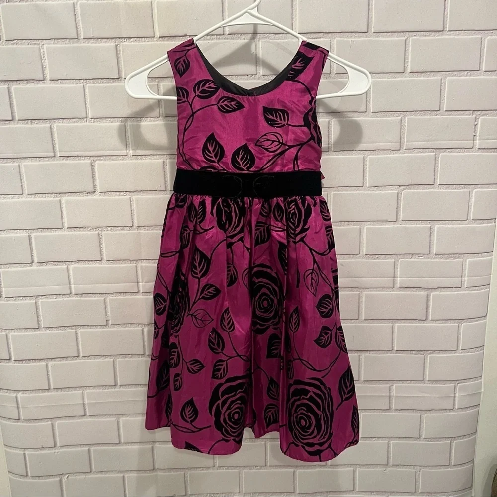 JONA MICHELLE girls purple party Hilda’s fashion chic  dress /size 6